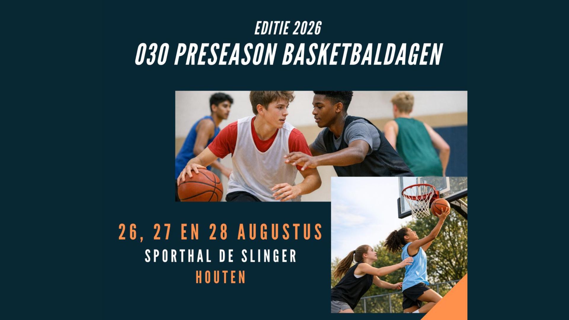 Inschrijving pre-season basketbaldagen 2026 geopend!